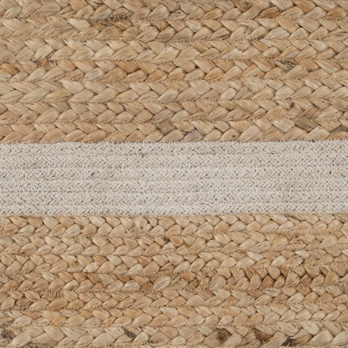 Tapis Naturel Blanc Jute 170 x 70 cm